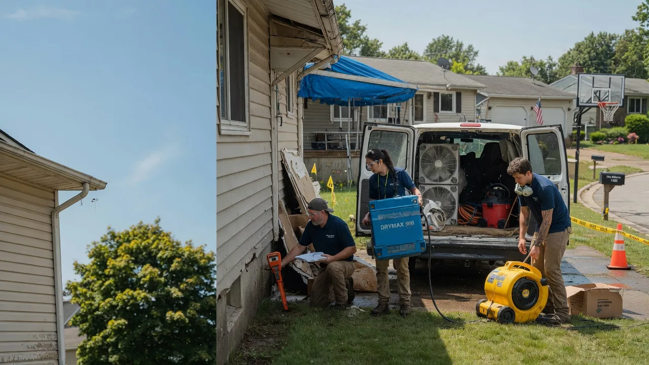 Ceiling Leak Cleanup in Clintonville, PA near me